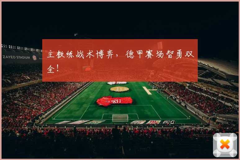 主教练战术博弈，德甲赛场智勇双全！