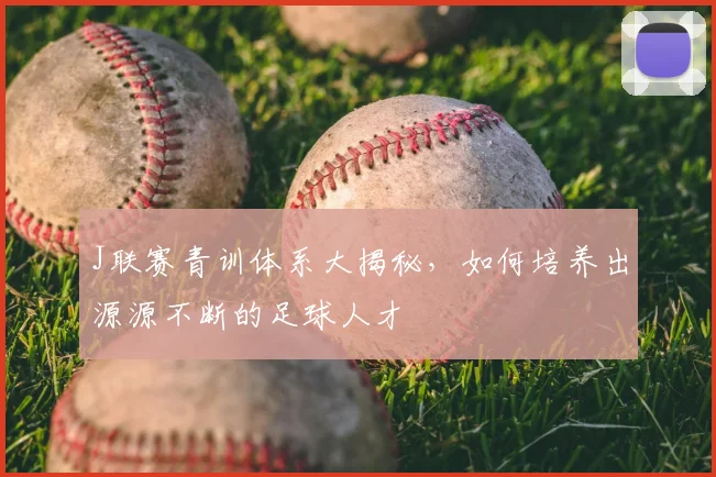 J联赛青训体系大揭秘,如何培养出源源不断的足球人才
